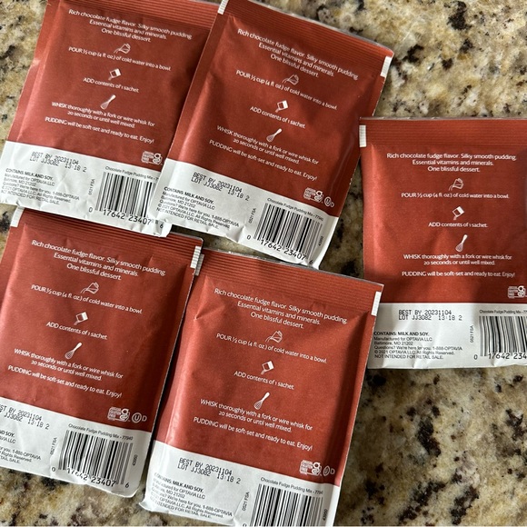 Optavia Other 5 Optavia Chocolate Fudge Pudding Mix Poshmark